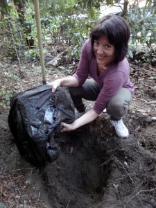 Duncan's unpublished manuscripts, after I finally figured out where I had buried them. In my own yard.