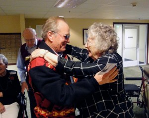 Granny considers Gov. Kulongoski one of "her kids"