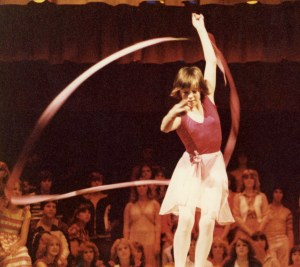 Me, eighth grade, before the dream of "Olympics" stole the wonder of the sport