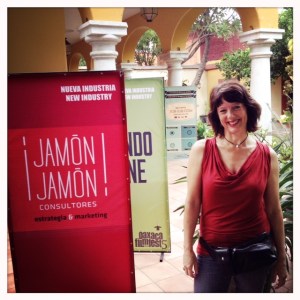 Outside the pitching venue